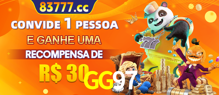 Banner institucional da GG97 sobre parceria de marcas e criação de uma marca de excelência, apresentando os mascotes de jogos populares como o Fortune Tiger.