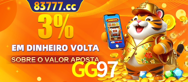Promoção para baixar e instalar o aplicativo do cassino GG97. O banner oferece uma recompensa de R1aR1aR8, com a imagem de uma cobra sobre moedas de ouro.