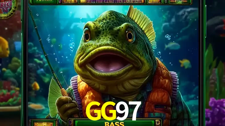 Personagem de peixe pescador do popular jogo de slot com tema de pescaria, uma das emocionantes opções de caça-níqueis para jogar e ganhar no cassino GG97.